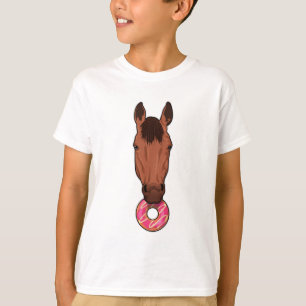 Horse with Donut T-Shirt