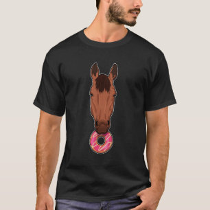 Horse with Donut T-Shirt