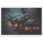 Horse with Floral Decorations 3 Decoupage Paper