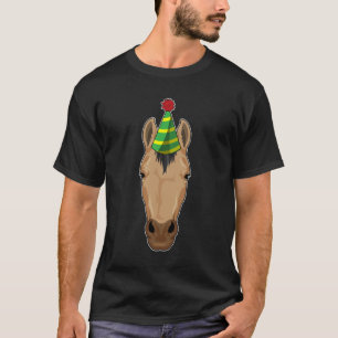 Horse with Party hat T-Shirt