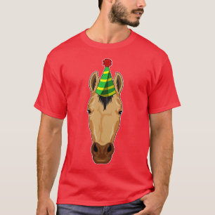 Horse With Party Hat  T-Shirt