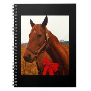 Horse with Red Bow Notebook