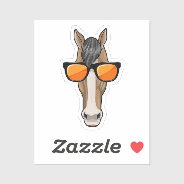 Horse with Sunglasses (Sheet)