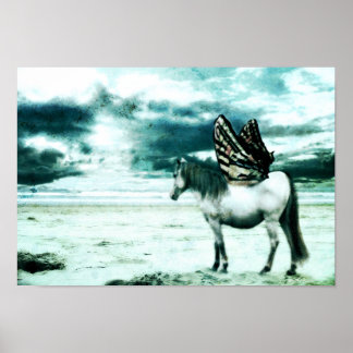 horse with wings poster