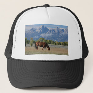 Horse, Wyoming Ranch Trucker Hat