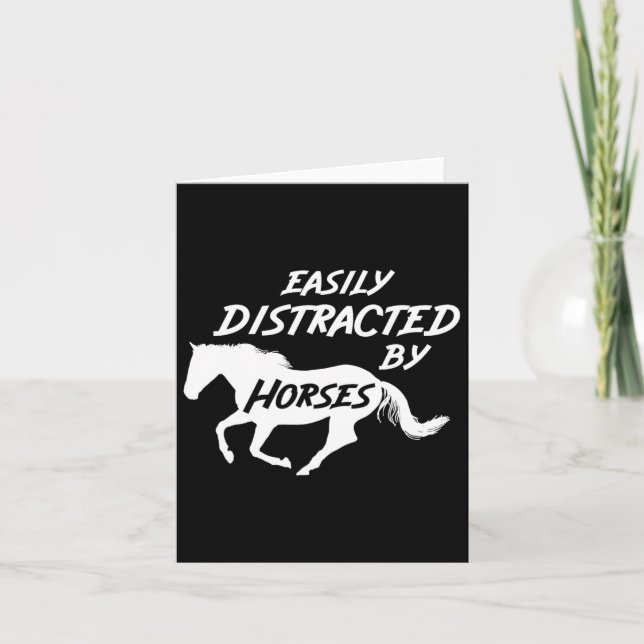 Horseback Horse Riding  Card (Front)