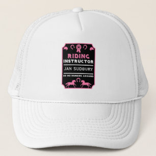 Horseback Rider Instructor Trucker Hat