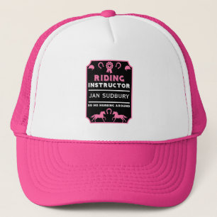 Horseback Rider Instructor Trucker Hat