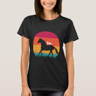Horseback Riding Cat Ride Horses Funny Cats Horse T-Shirt