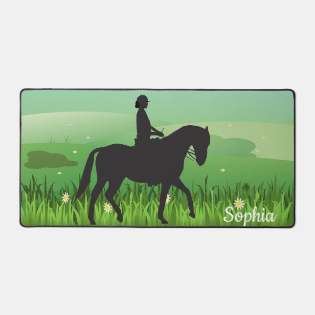 Horseback Riding Design Desk Mat (Front)
