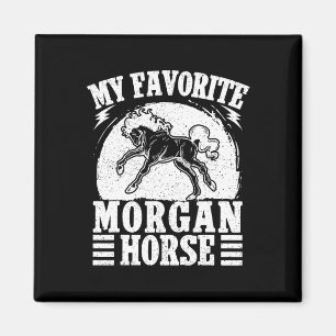 Horseback Riding Favourite Morgan Horse Rider Magnet