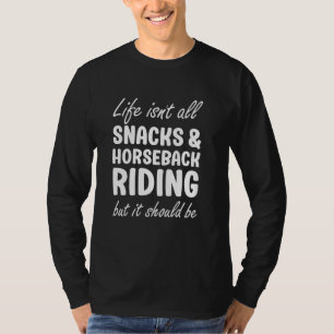 Horseback Riding for Women or Men Horse Lover T-Shirt