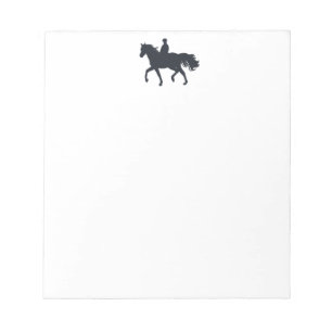 Horseback Riding Girl on Horse Notepad