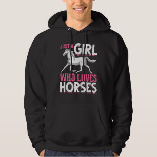 Horseback Riding Girls Equestrian Horse Rider Wome Hoodie