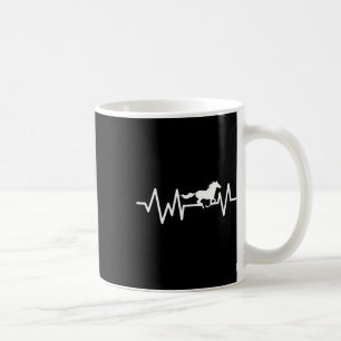 Horseback Riding Heartbeat Equestrian Rodeo  Coffee Mug