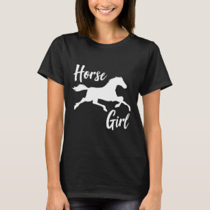 Horseback Riding Horse Girl T-Shirt