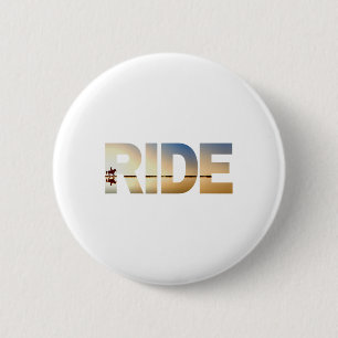 Horseback Riding Horse Sunset Silhouette Graphic 6 Cm Round Badge