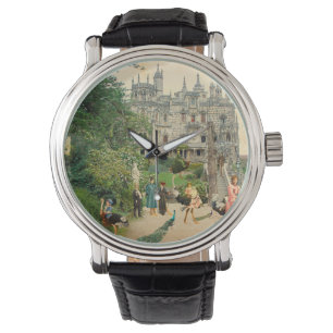 Horseback riding ostriches in A Regaleira (Portuga Watch