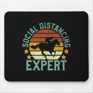 Horseback Riding Social Distancing Horse Racing Eq Mouse Pad