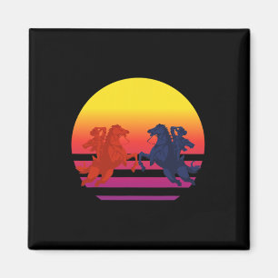 Horseback Riding Western Equestrian Texas Gift Ret Magnet