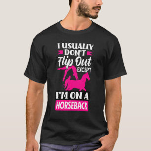 Horseback Vaulting Equestrian Vaulting Horse Vault T-Shirt