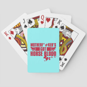 Horseblood Playing Cards