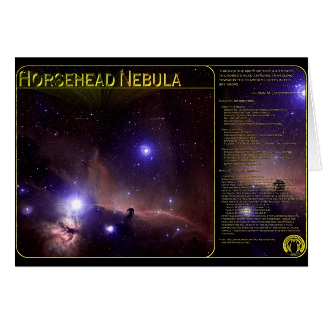 Horsehead Nebula-Card (Front Horizontal)