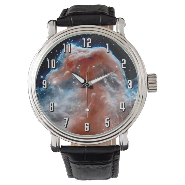 Horsehead Nebula Infrared - Hubble Space Photo Watch (Front)