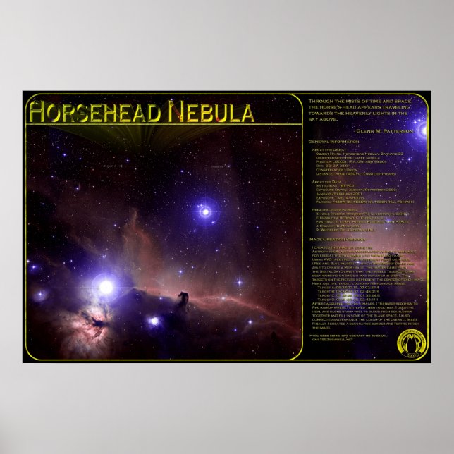 Horsehead Nebula-Print Poster (Front)