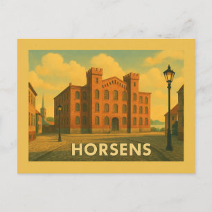Horsens Denmark Harbour Postcard