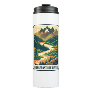 Horsepasture River North Carolina Colours Thermal Tumbler