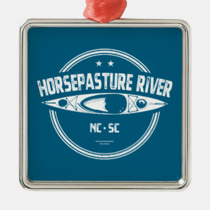Horsepasture River North Carolina Kayaking Metal Ornament