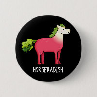 Horseradish Funny Horse Pun Dark BG