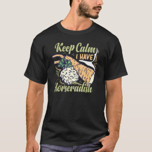 Horseradish Sauce Cream Plant Recipe Root Fresh Di T-Shirt