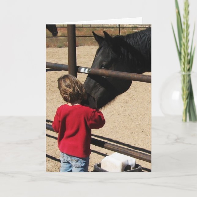 Horses Against Bullying - Cowboy Parenting Card (Front)
