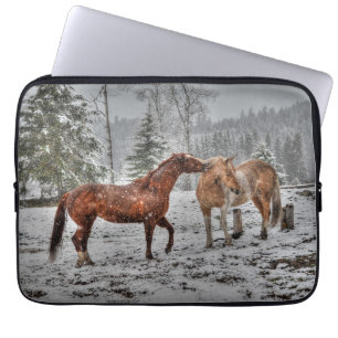 Horses - American Western Theme Laptop Sleeve