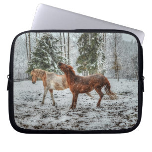Horses - American Western Theme Laptop Sleeve