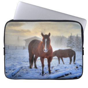 Horses - American Western Theme Laptop Sleeve