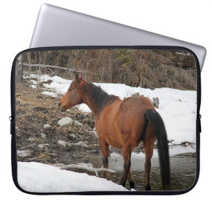 Horses - American Western Theme Laptop Sleeve