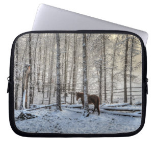 Horses - American Western Theme Laptop Sleeve