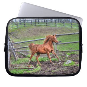 Horses - American Western Theme Laptop Sleeve