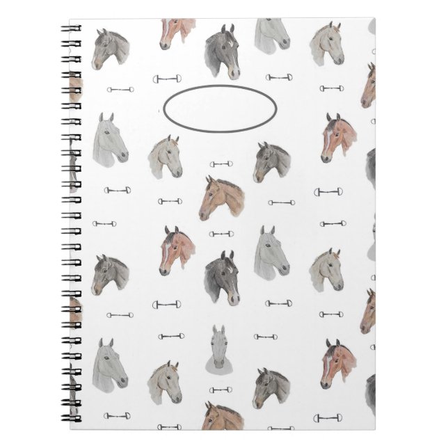 Horses and Bits Notebook (Front)