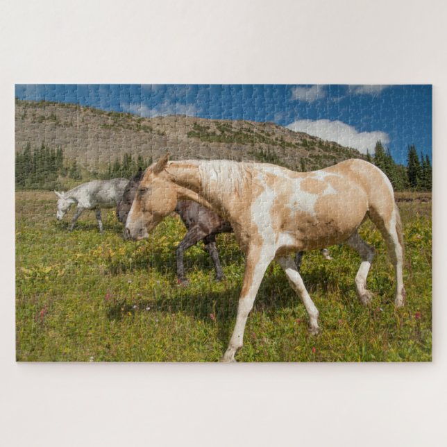 Horses and Mules Jigsaw Puzzle (Horizontal)