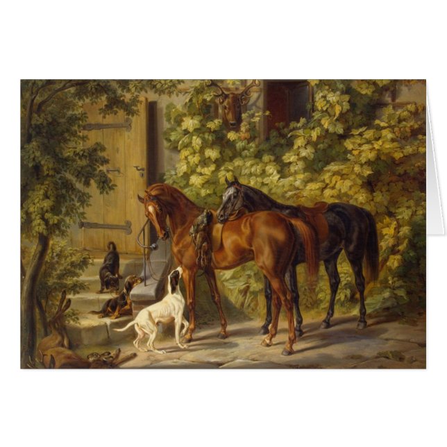 Horses at the Porch (Front Horizontal)