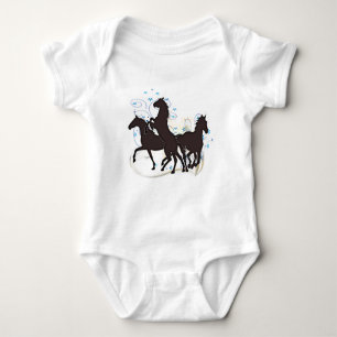 Horses Baby Bodysuit
