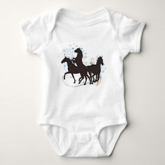 Horses Baby Bodysuit