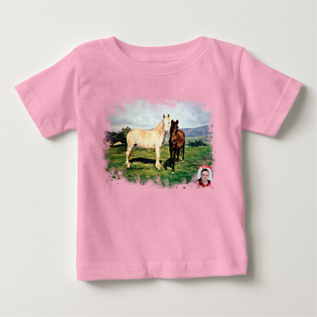 Horses Baby T-Shirt (Front)
