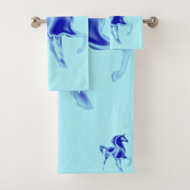 Horses Bath Towel Set (Insitu)