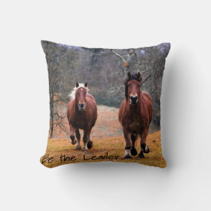 Horses Be The Leader Cushion