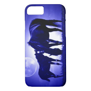 Horses & Blue Night iPhone 7 Case